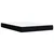 Vidaxl Box spring postelja z vzmetnico črna 160x200 cm blago