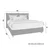 Boxspring Krevet Fog 180/200 cm , braon