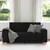 Vidaxl Dvosed črne barve 180x78x84 cm blago