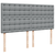 vidaXL Box spring postelja z vzmetnico svetlo siva 200x200 cm blago