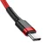 BASEUS BASEUS CAFULE CABLE DURABLE NYLON CABLE USB-C PD/USB-C PD PD2.0 60W 20V 3A QC3.0 1M RDEČA (CATKLF-G09)