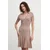 Obleka Guess PAULA rjava barva, W5RK18 Z2U00