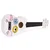 Ukulele drvena gitara za decu sa 4 najlonske žice i trzalicom bela– ECOTOYS