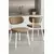 HANAH HOME Set stolica (4 dela) Toldy Cappuccino White