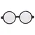 Guirca Okrogla očala brez leč Harry Potter
