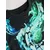 Next Majica azur/neonsko zelena/črna