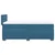 Box spring krevet s madracem plavi 90x200 cm baršunasti