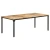 vidaXL Jedilna miza 200x100x76 cm robusten mangov les