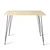 Hanah home Trpezarijski sto Sandalf Square 90x75x90cm Hrast