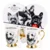 Komplet dveh porcelanastih skodelic Labrador Premium darilo