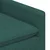 vidaXL Kavč Temno zelena 196 x 81 x 87,5 cm Blago