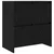 Komode 2 pcs Crni hrast 70 x 41 x 75 cm Konstruirano drvo