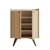 Hanah Home Komoda Seul 70x40x91,5cm Hrast-Crna
