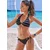 BENCH Bikini hlačke črna/off-bela
