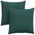 Jastučići za sofu 2 pcs Tamnozelena 80 x 80 cm tkanina