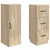 Set ormara 2 pcs Hrast sonoma 33 x 34,5 x 87 cm