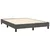 Vidaxl Box spring postelja z vzmetnico temno siva 140x200 cm žamet