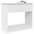 Konzolni stol s ladicama bijeli 85,5x38,5x74,5 cm