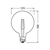 LED filament sijalica toplo bela 4W OSRAM