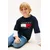 TOMMY HILFIGER Majica Heritage mornarska/rdeča/črna/bela