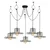 Opviq Luster Tel-6761, 138 cm, 5xE27