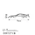 Opviq Zidna dekoracija Toyota Supra Silhouette, 70x15 cm, 1.5 mm, Crna