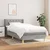 Vidaxl Box spring postelja z vzmetnico svetlo siva 80x200 cm blago
