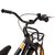 vidaXL Dječji bicikl s prednjim nosačem 14 inča crno-narančasti