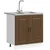 Vidaxl Kuhinjski element z vrati Kalmar Rjav hrast 80 x 46 x 81,5 cm