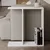 HANAH HOME Pomoćni stočić Lotus White