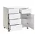 Hanah Home Komoda 85x81x44cm Bela