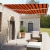 MAISON CHIC Prostostoječa ročno zložljiva tenda - Senčniki 350x250 cm oranžna/rjava, (22038991)