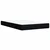 Vidaxl Box spring postelja z vzmetnico črna 120x190 cm blago