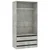 Ormar siva boja betona 100 x 50 x 200 cm od konstruiranog drva