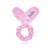 GLOV - BUNNY EARS Traka za glavu, Pink
