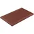 Gastro plastična deska za rezanje 40x30x1 cm, z utorom, rjava
