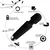 Paloqueth Mini Magic Wand Black