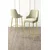 Hanah Home set od 6 barskih stolica Tera, krem tkanina Babyface, zlatne metalne noge