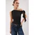 Trendyol Milla Ženska bluza, Crna