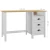 Radni stol Hill s 3 ladice 120 x 50 x 74 cm od masivne borovine