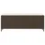 Vidaxl Vrtna klop z blazino rjava 110x30x40,5 cm poli ratan