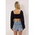 Trendyol Milla Ženska bluza Tbess21Bz0749, Crna