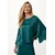 MeXX Ženska satenska bluza, Zelena