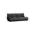 Atelier del Sofa Trosed Bocek, 210x100x80cm, Tamnosivi