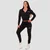 GymBeam Ženski duks TRN Zip-Up Black
