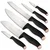 Berlinger Haus Set noževa Black Rose Collection BH-2949NO-6, 6 komada, Crni
