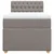 Vidaxl Box spring postelja z vzmetnico taupe 90x200 cm blago