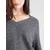 VERO MODA Pulover VMLEAF temno siva