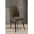 Hanah Home set trpezarijskih stolica Platinum 2 kom, braon tkanina Jerry, braon metalne noge