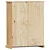 Regal za knjige VIGO 90 x 35 x 114,5 cm od masivne borovine